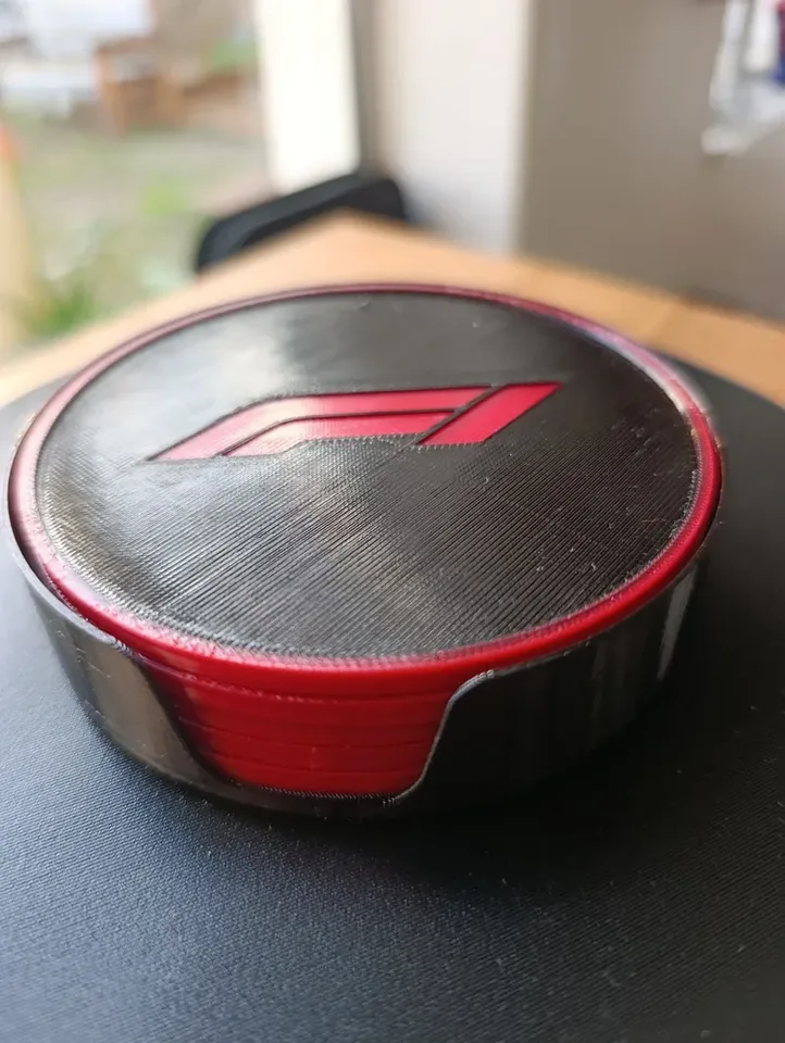 F1 Logo Coaster — 3D printed functional (photo 3 of 5)