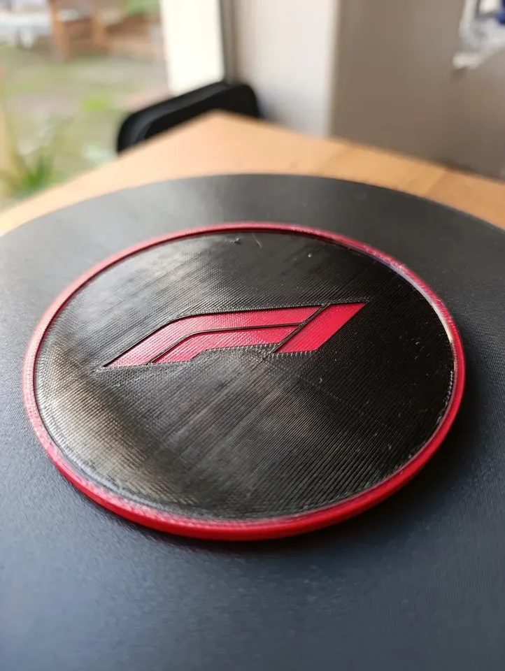F1 Logo Coaster — 3D printed functional (photo 4 of 5)