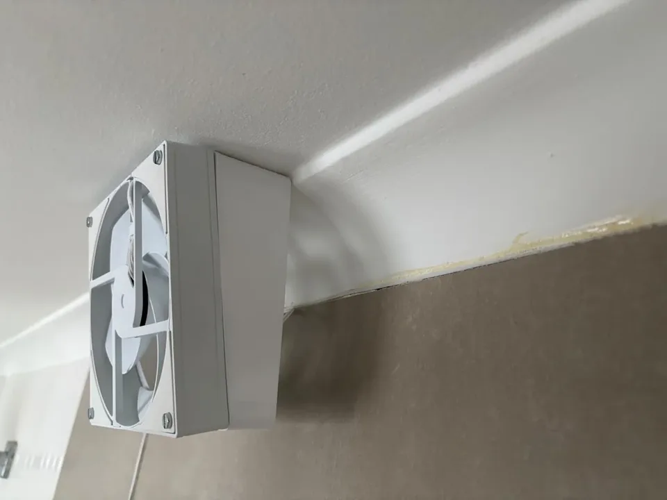 Smart Bathroom Fan Riser — 3D printed functional (photo 3 of 5)