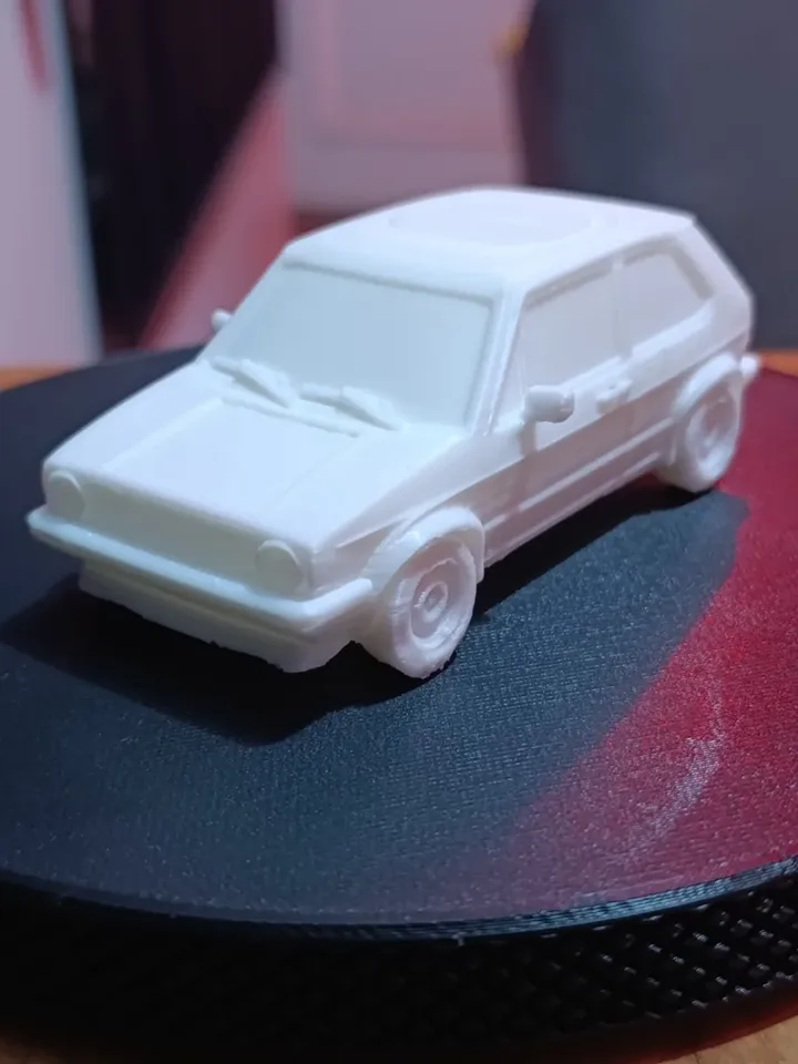 VW Golf Mk1 — 3D printed miniature