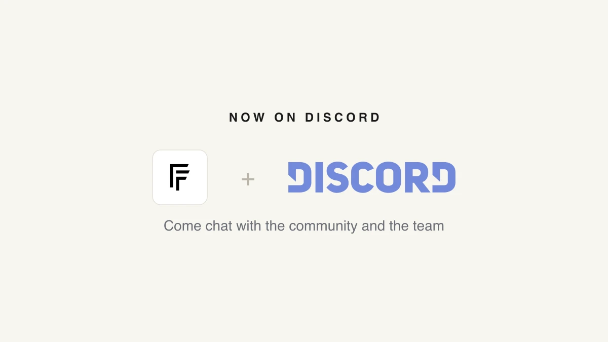 We Now Have a Discord — Come Say Hi