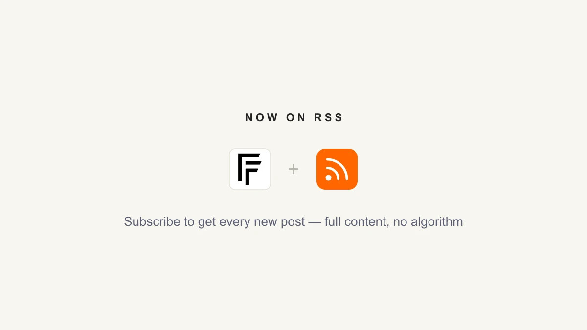 Now Available: An RSS Feed for the Blog