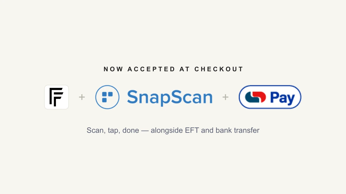 New at Checkout: We Now Accept SnapScan and Capitec Pay