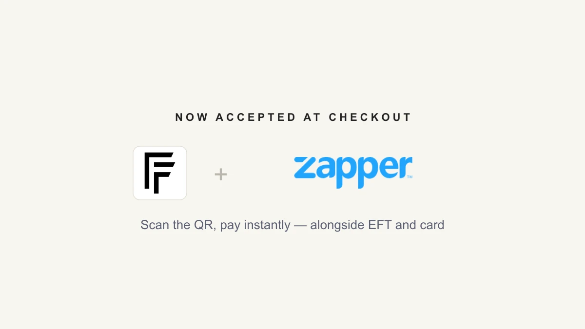 New at Checkout: We Now Accept Zapper